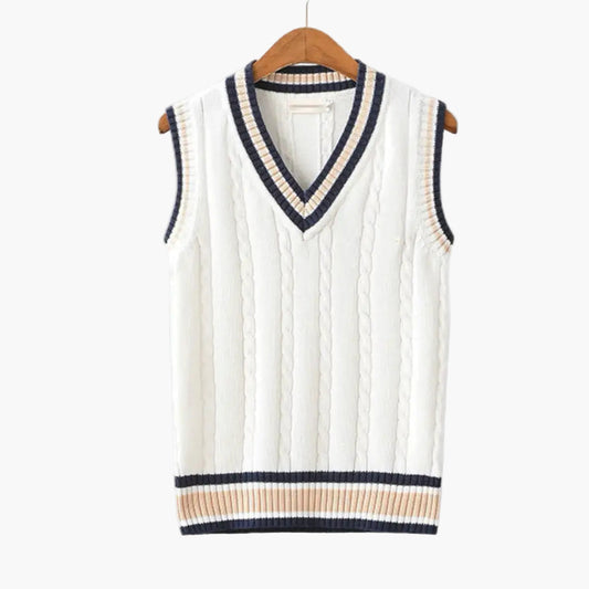 Men's Classic Sleeveless Cable Knit Sweater Vest – Timeless Old Money Style