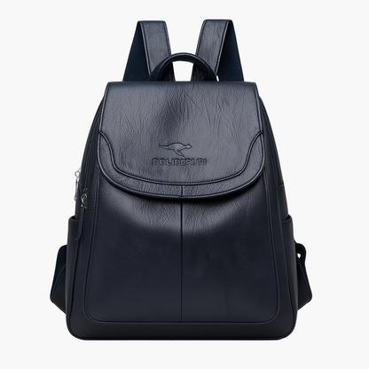 Women's Fashion Anti-Theft Leather Backpack, Elegant Everyday Organizer for Work and Travel