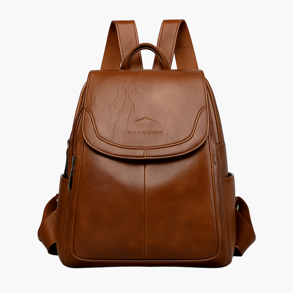 Women's Fashion Anti-Theft Leather Backpack, Elegant Everyday Organizer for Work and Travel