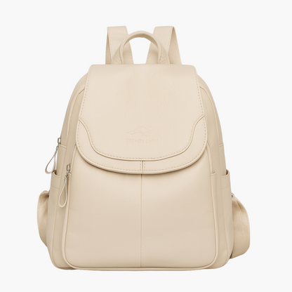 Women's Fashion Anti-Theft Leather Backpack, Elegant Everyday Organizer for Work and Travel