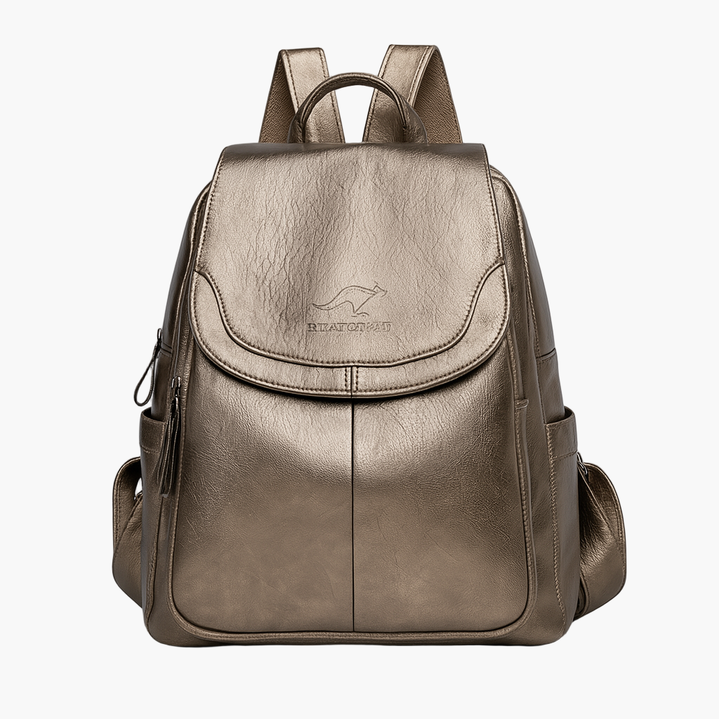 Women's Fashion Anti-Theft Leather Backpack, Elegant Everyday Organizer for Work and Travel