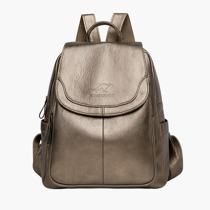 Women's Fashion Anti-Theft Leather Backpack, Elegant Everyday Organizer for Work and Travel