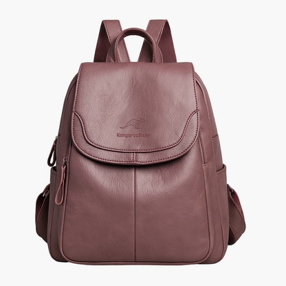 Women's Fashion Anti-Theft Leather Backpack, Elegant Everyday Organizer for Work and Travel