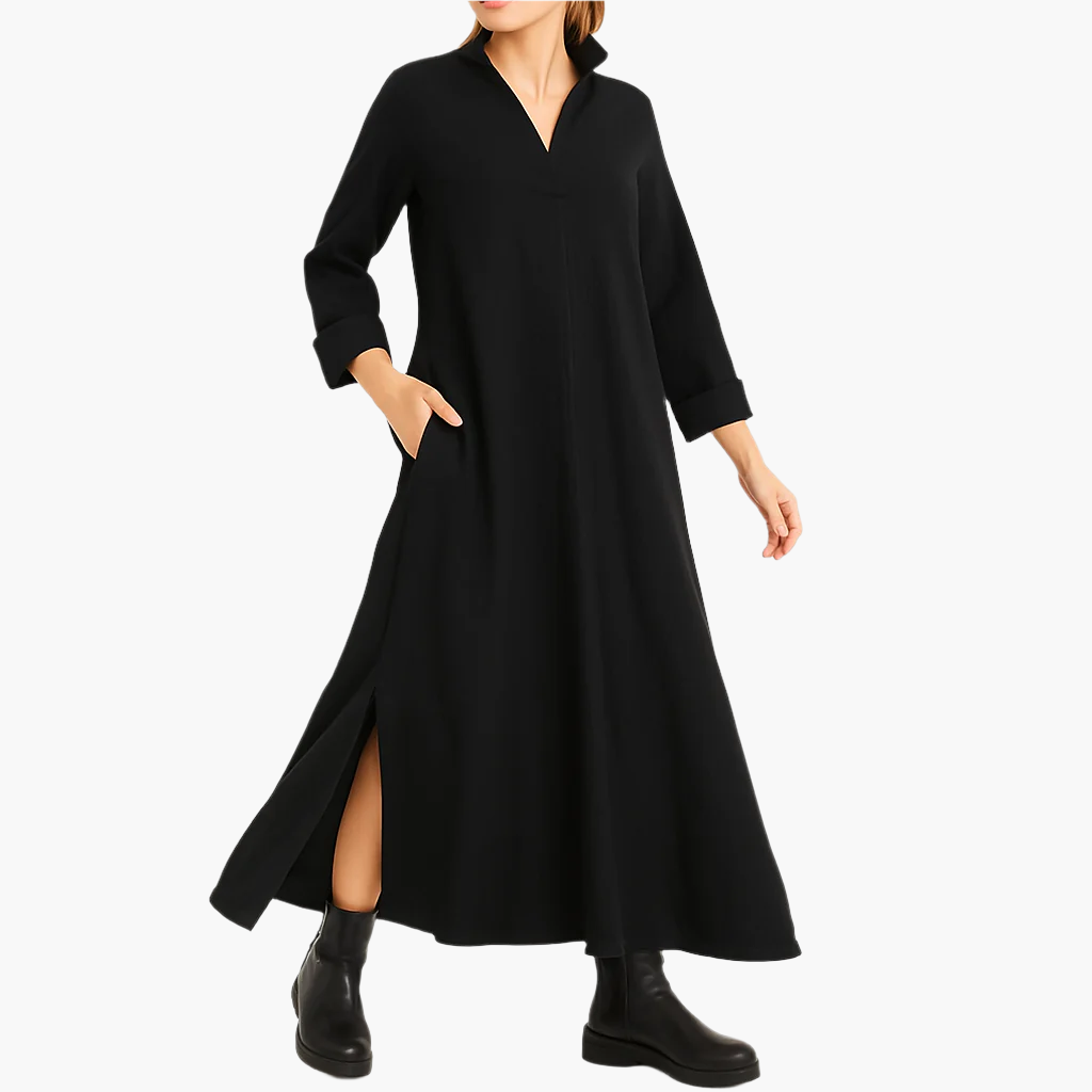 Women's Elegant Loose Maxi Shift Dress for Everyday and Special Occasions