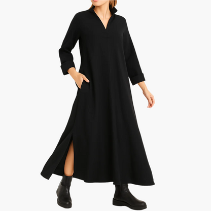 Women's Elegant Loose Maxi Shift Dress for Everyday and Special Occasions