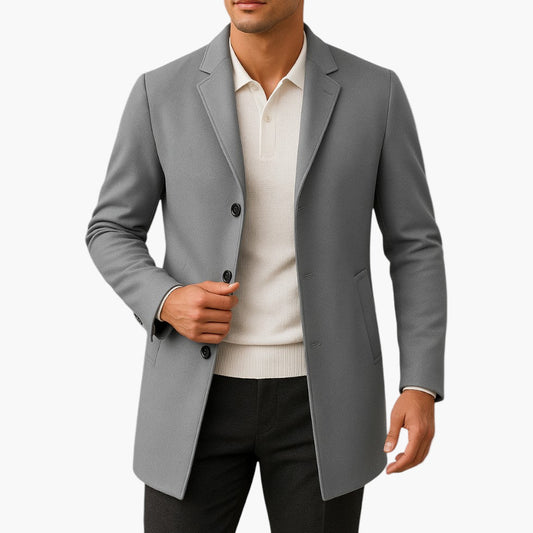 Men's Classic Tailored Spring Jacket – Versatile Everyday Style for Modern Elegance