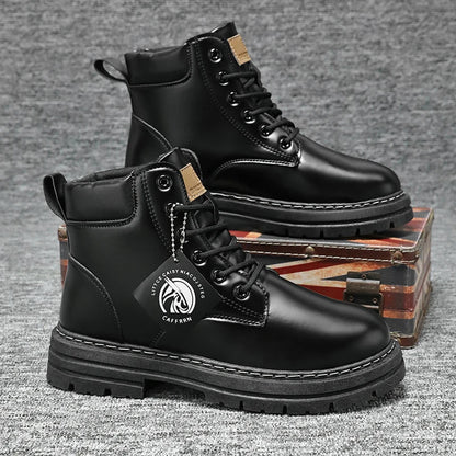 Men's Outdoor Combat-Style Ankle Boots for Adventure and Everyday Wear