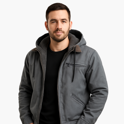 Men's Casual Hooded Autumn Jacket – Modern Lightweight Everyday Outerwear
