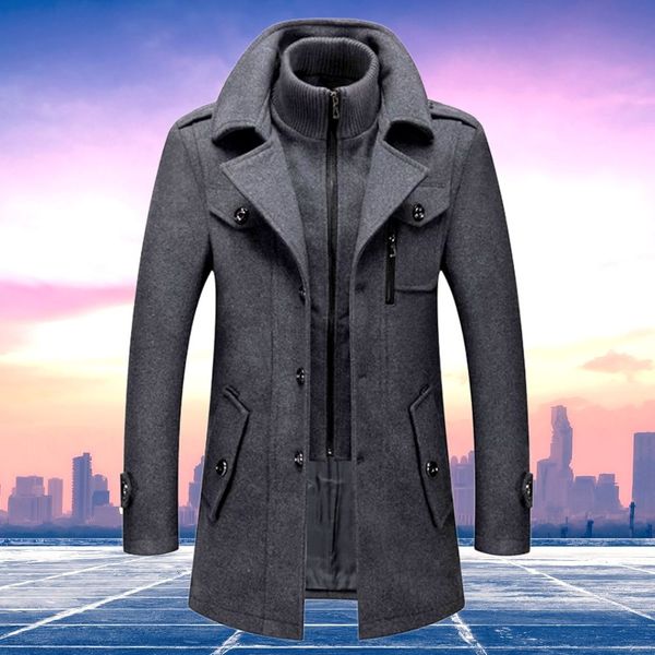 Men's Elegant Two-Piece Winter Business Coat – Formal & Versatile Outerwear