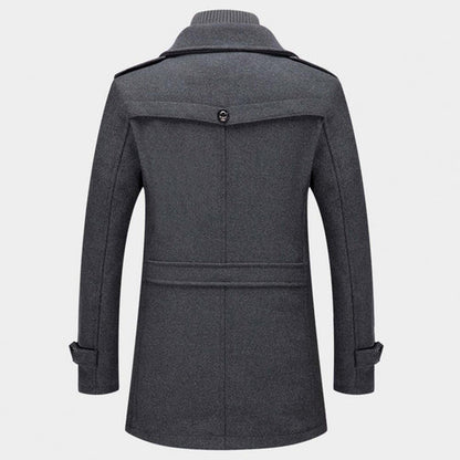Men's Elegant Two-Piece Winter Business Coat – Formal & Versatile Outerwear