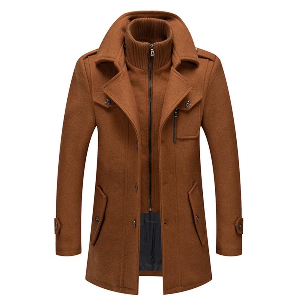 Men's Elegant Two-Piece Winter Business Coat – Formal & Versatile Outerwear