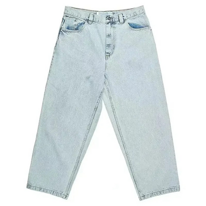 Men's Wide Leg Skate Style Oversized Jeans – Urban Streetwear Loose Fit