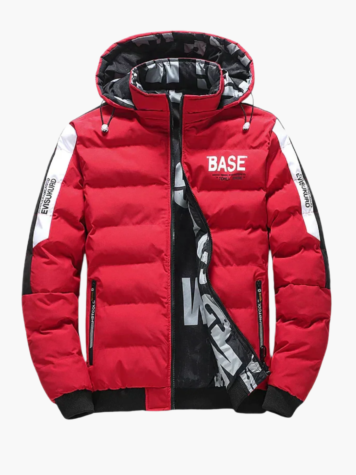 Men's Urban Style Winter Puffer Jacket – Trendy Casual Hooded Outerwear