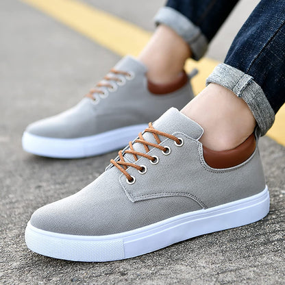 Men's Casual Canvas Sneakers – Versatile Everyday Comfort Shoes