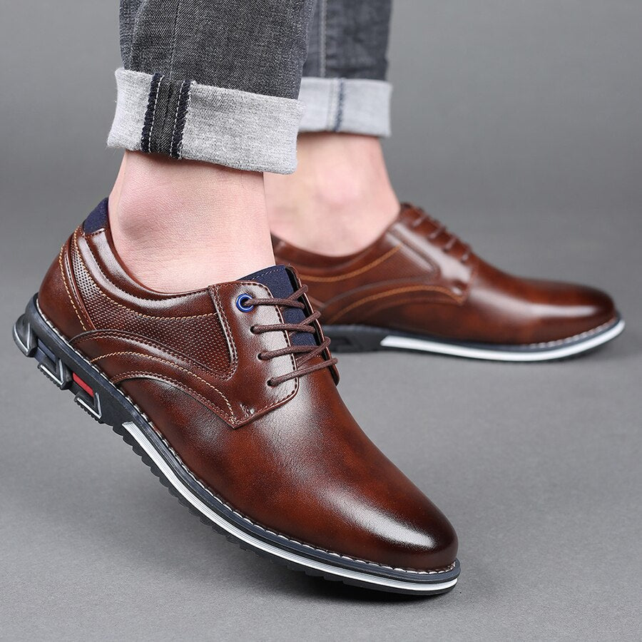 Men's Orthopedic Dress Shoes Classic Comfort Business Casual Formal Office Footwear