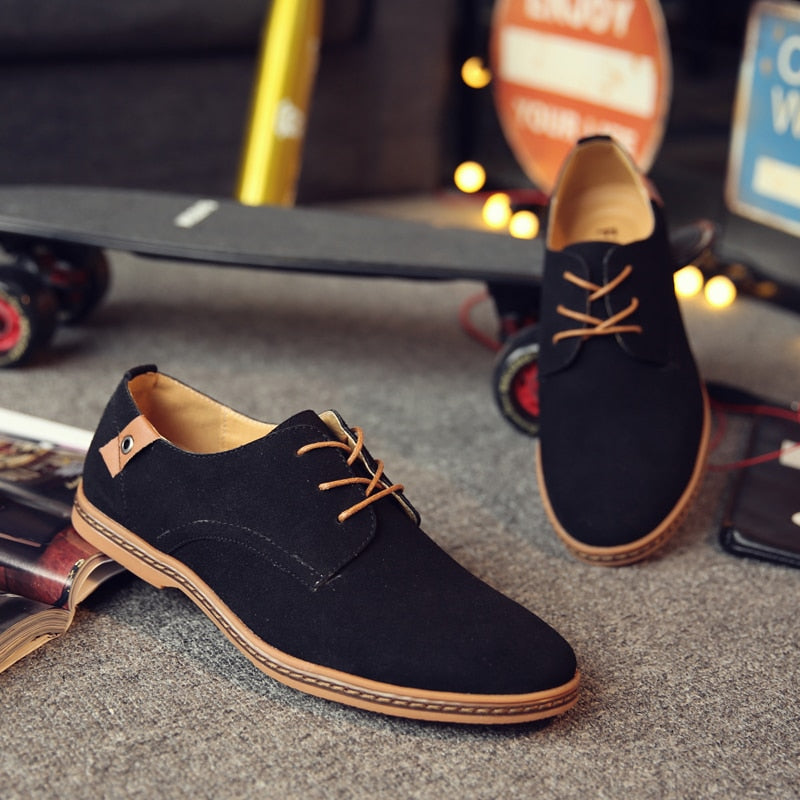 Men's Oxford Dress Shoes Classic Lace-Up Versatile Style