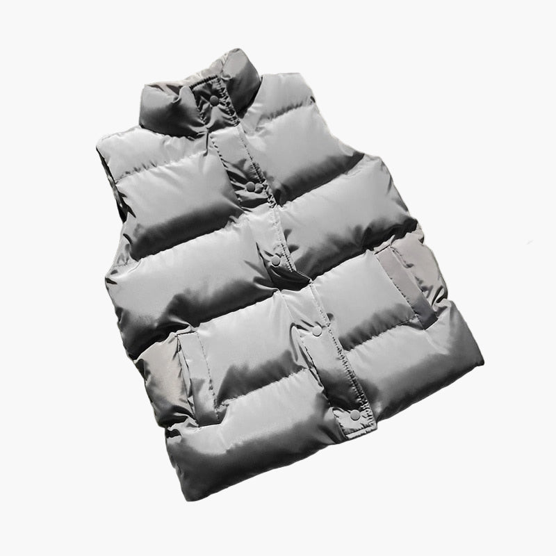Women's Stylish Warm Outdoor Puffer Vest - Ideal for Spring and Fall