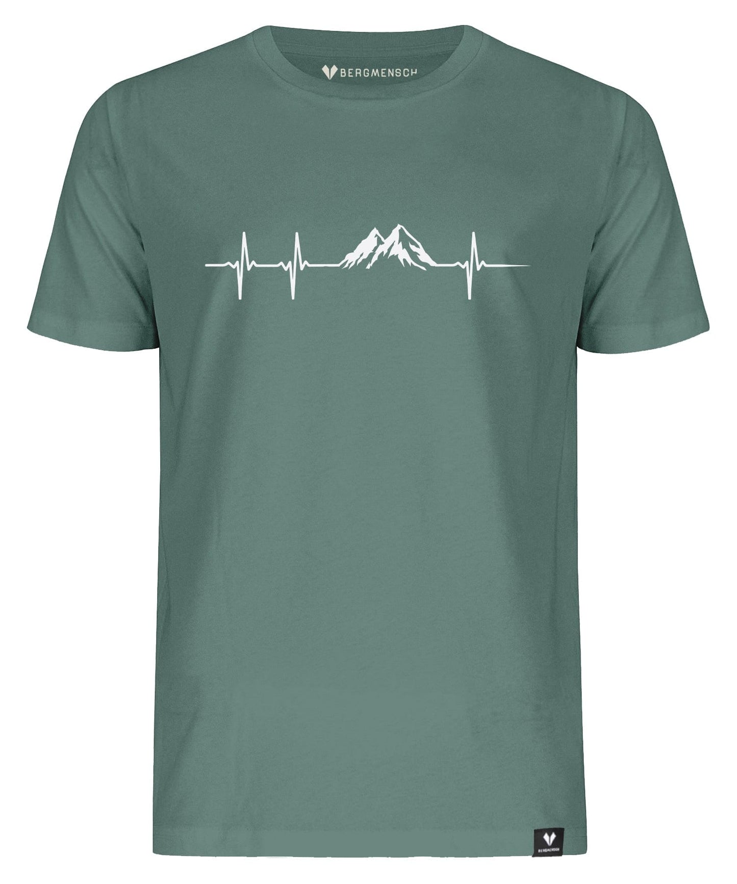 Jamie – Men's Premium Organic Shirt with Mountain Design
