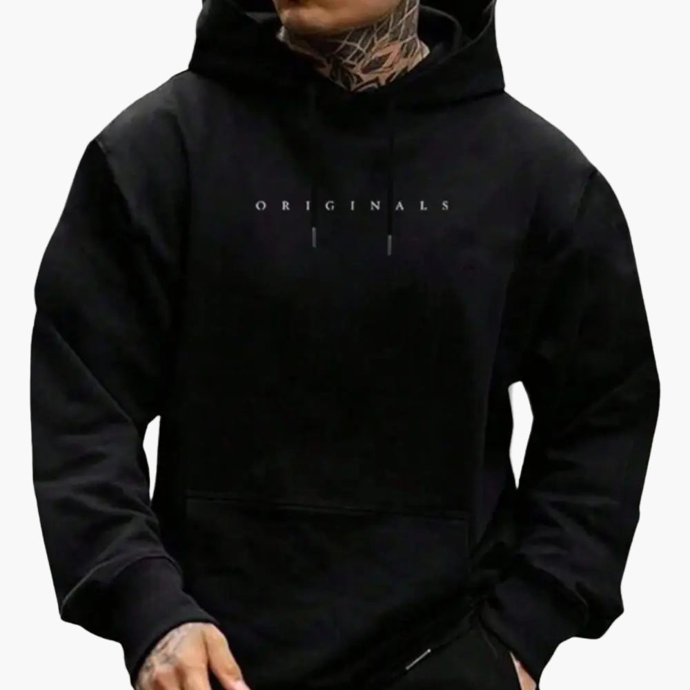 Men's Originals Statement Hoodie – Casual Streetwear Pullover for Everyday Comfort