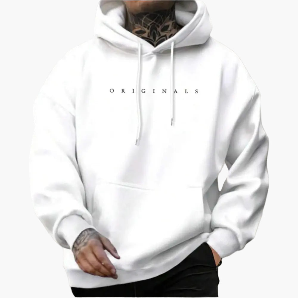 Men's Originals Statement Hoodie – Casual Streetwear Pullover for Everyday Comfort