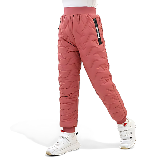 Kids' Outdoor Winter Pants - Water-Resistant, Fleece-Lined, Windproof, Adventure-Ready