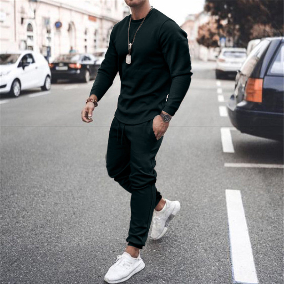 Men's Modern Slim Fit Tracksuit Set – Casual Streetwear Jogger Outfit