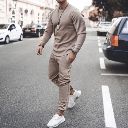 Men's Modern Slim Fit Tracksuit Set – Casual Streetwear Jogger Outfit