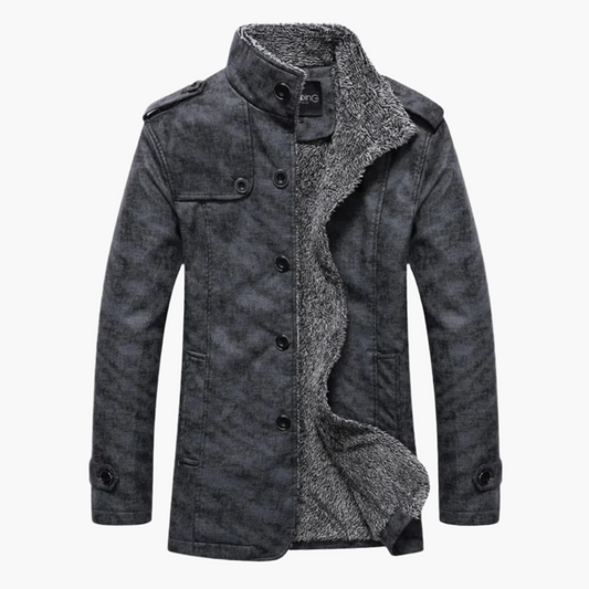 Men's Casual Winter Fleece-Lined Jacket – Urban Style Everyday Outerwear