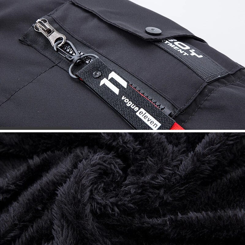 Men's Winter Parka Jacket with Faux Fur Hood – Warm Insulated Casual Outdoor Coat