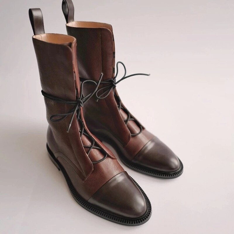 Women's Classic Lace-Up Ankle Boots for Everyday Style and Comfort