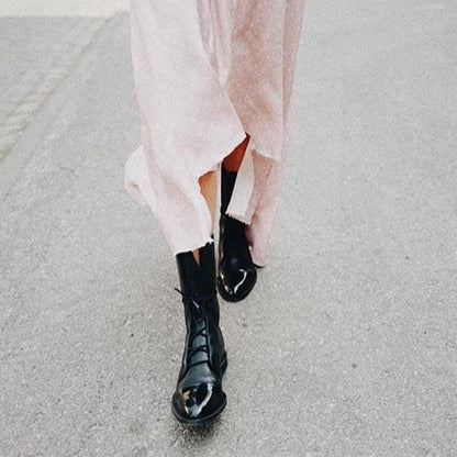 Women's Classic Lace-Up Ankle Boots for Everyday Style and Comfort