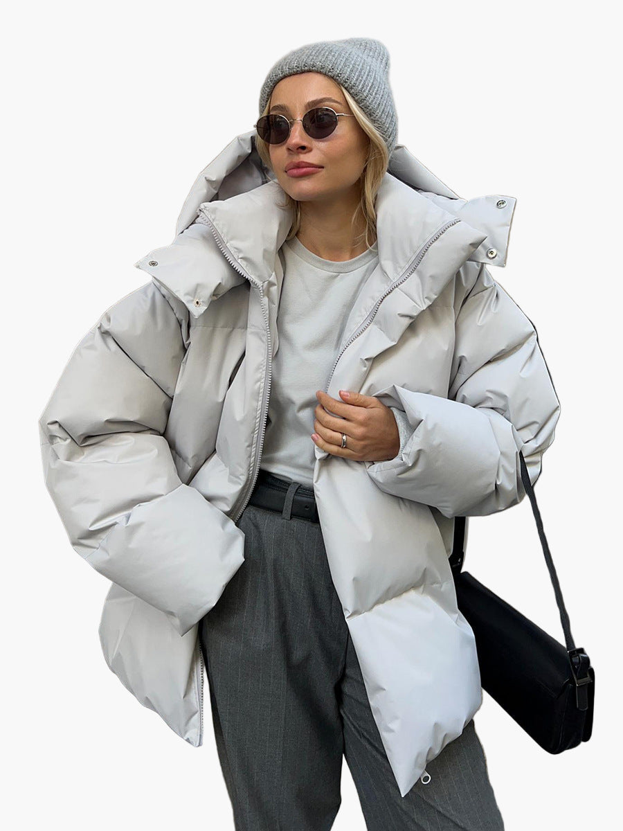 Women's Winter Puffer Jacket – Stylish Warm Quilted Outerwear for Cold Weather