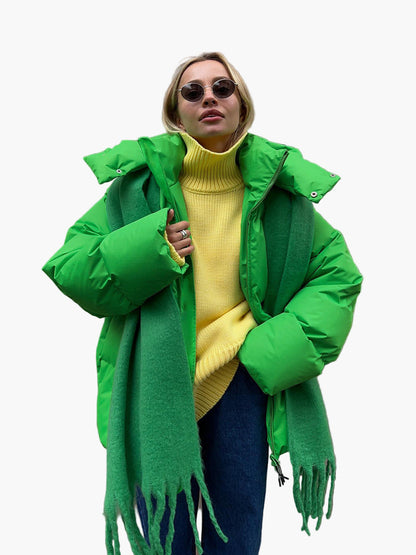 Women's Winter Puffer Jacket – Stylish Warm Quilted Outerwear for Cold Weather
