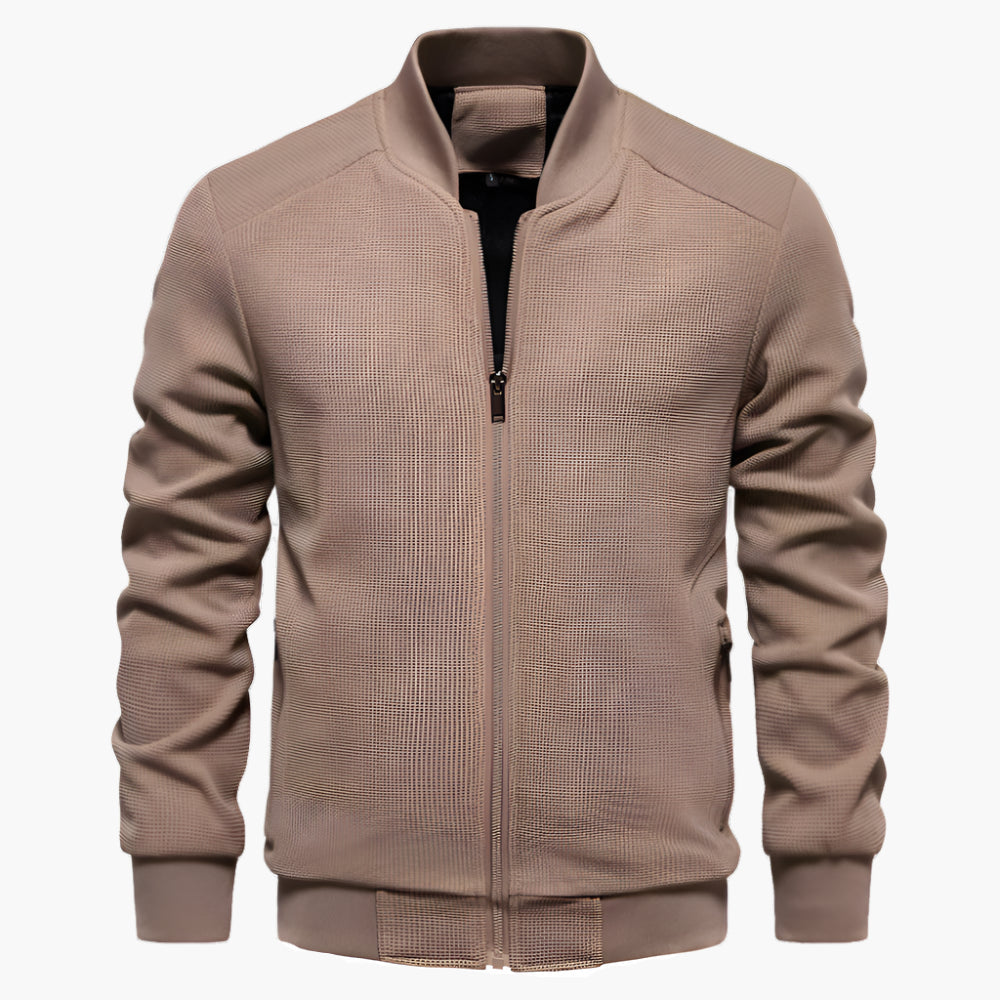 Men's Casual Bomber Jacket – Lightweight Stylish Everyday Outerwear