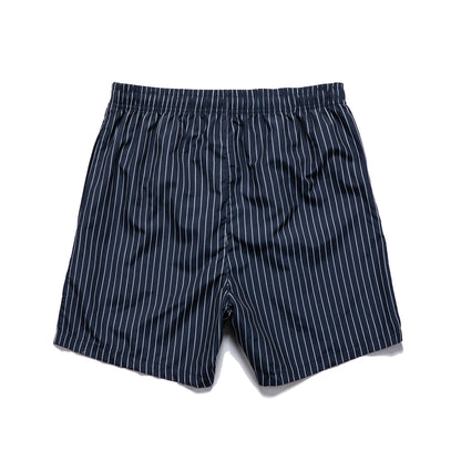 Men's Striped Casual Beach Shorts with Drawstring – Relaxed Fit Summer Swimwear