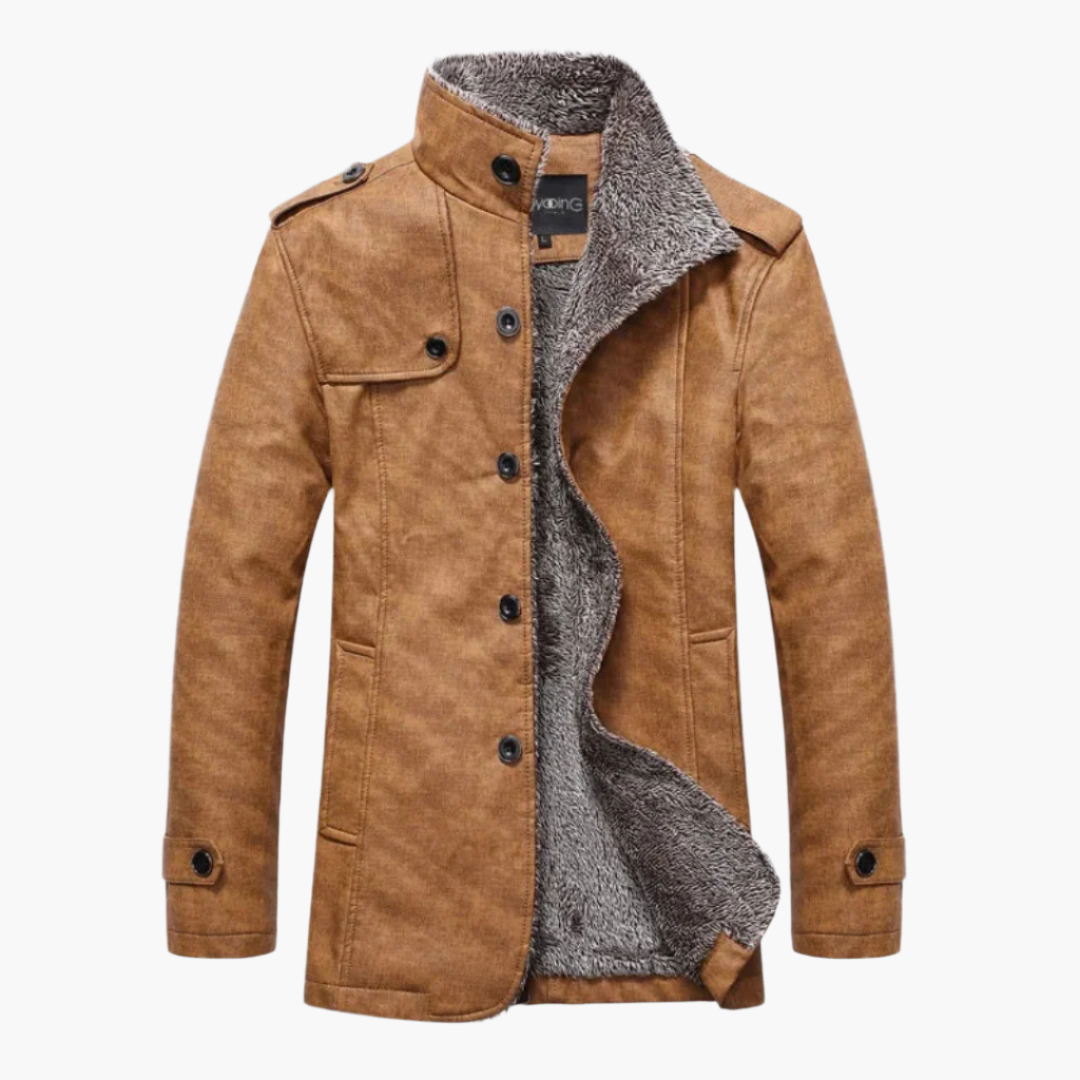 Men's Casual Winter Fleece-Lined Jacket – Urban Style Everyday Outerwear