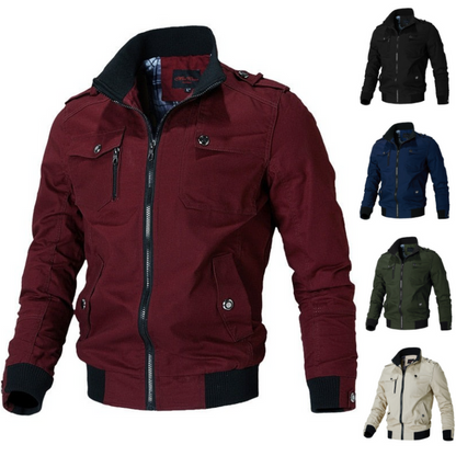 Men's Classic Bomber Jacket – Stylish Lightweight Casual Outerwear