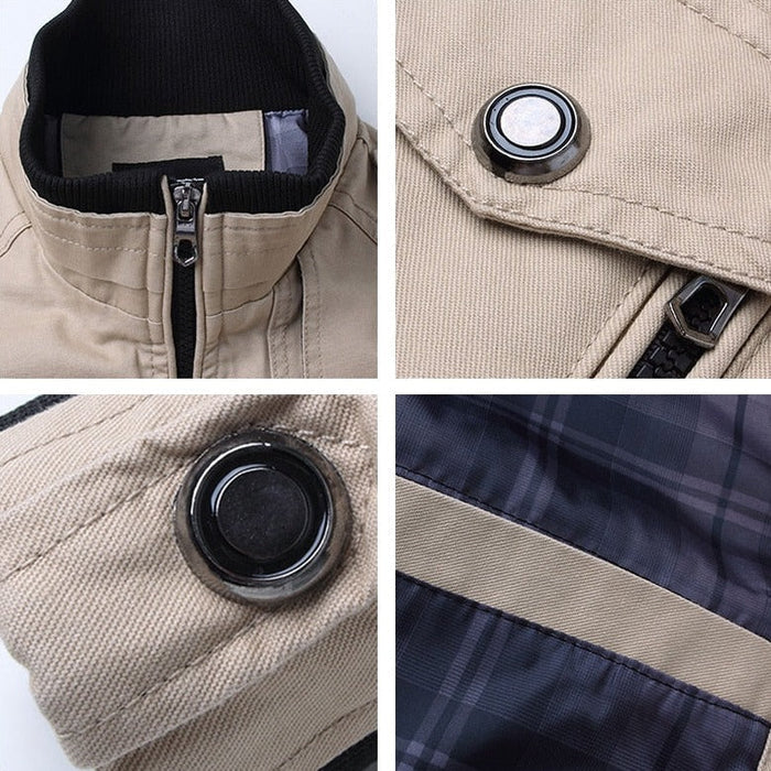 Men's Classic Bomber Jacket – Stylish Lightweight Casual Outerwear