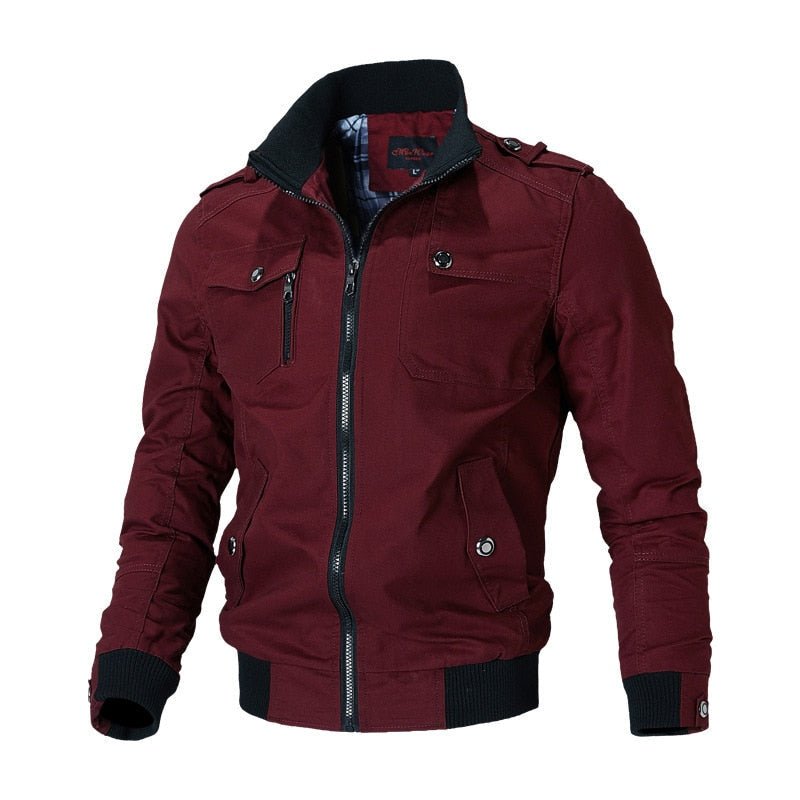 Men's Classic Bomber Jacket – Stylish Lightweight Casual Outerwear
