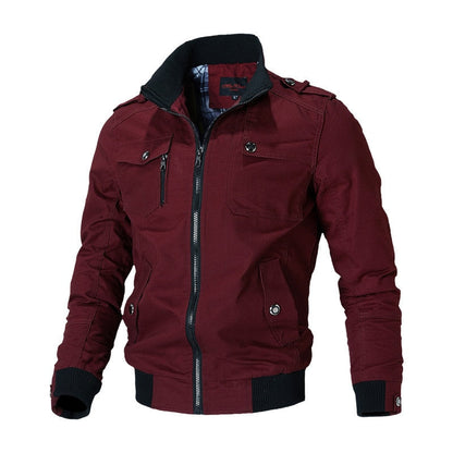 Men's Classic Bomber Jacket – Stylish Lightweight Casual Outerwear