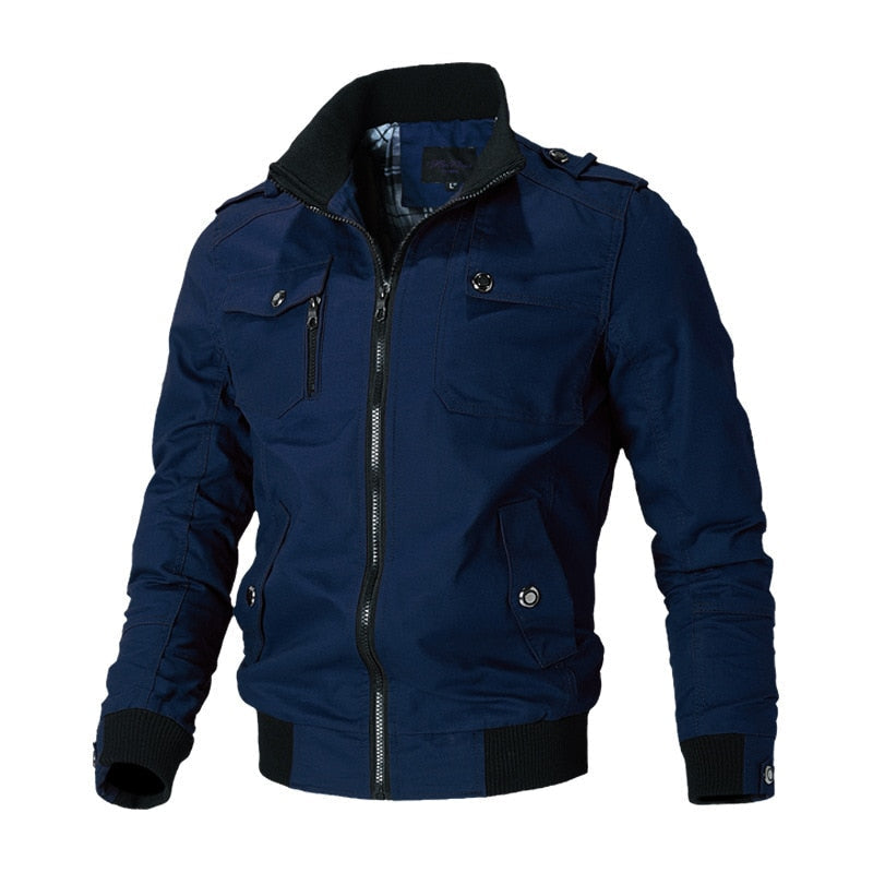 Men's Classic Bomber Jacket – Stylish Lightweight Casual Outerwear