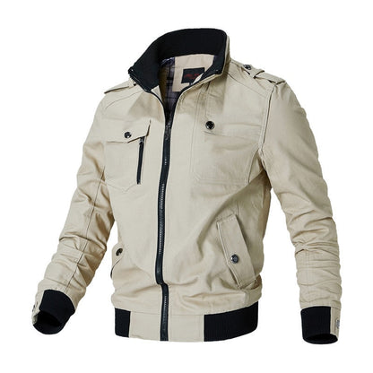 Men's Classic Bomber Jacket – Stylish Lightweight Casual Outerwear