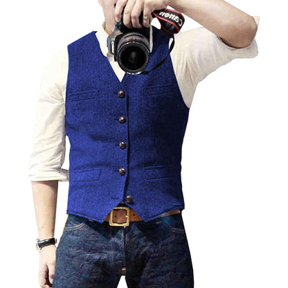 Men's Modern Classic Casual Dress Vest – Versatile Smart Layer for All Occasions