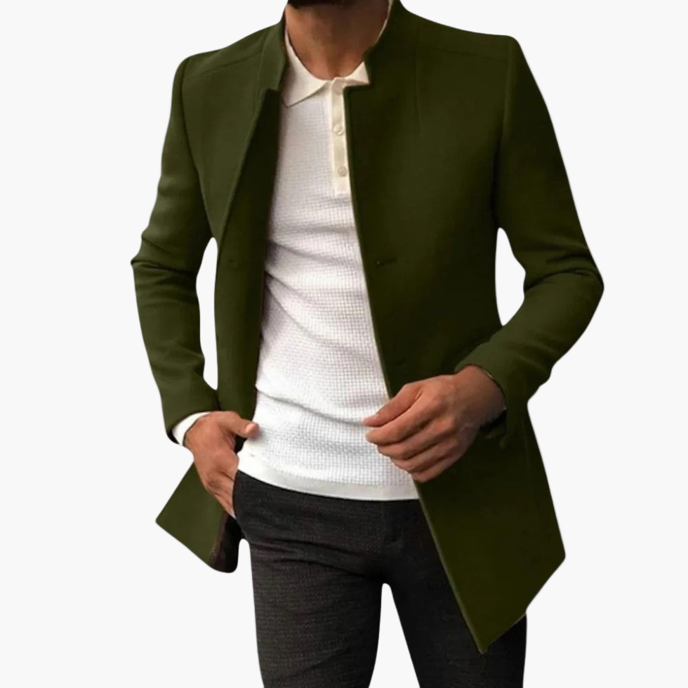 Men's Classic Tailored Spring Jacket – Versatile Everyday Style for Modern Elegance