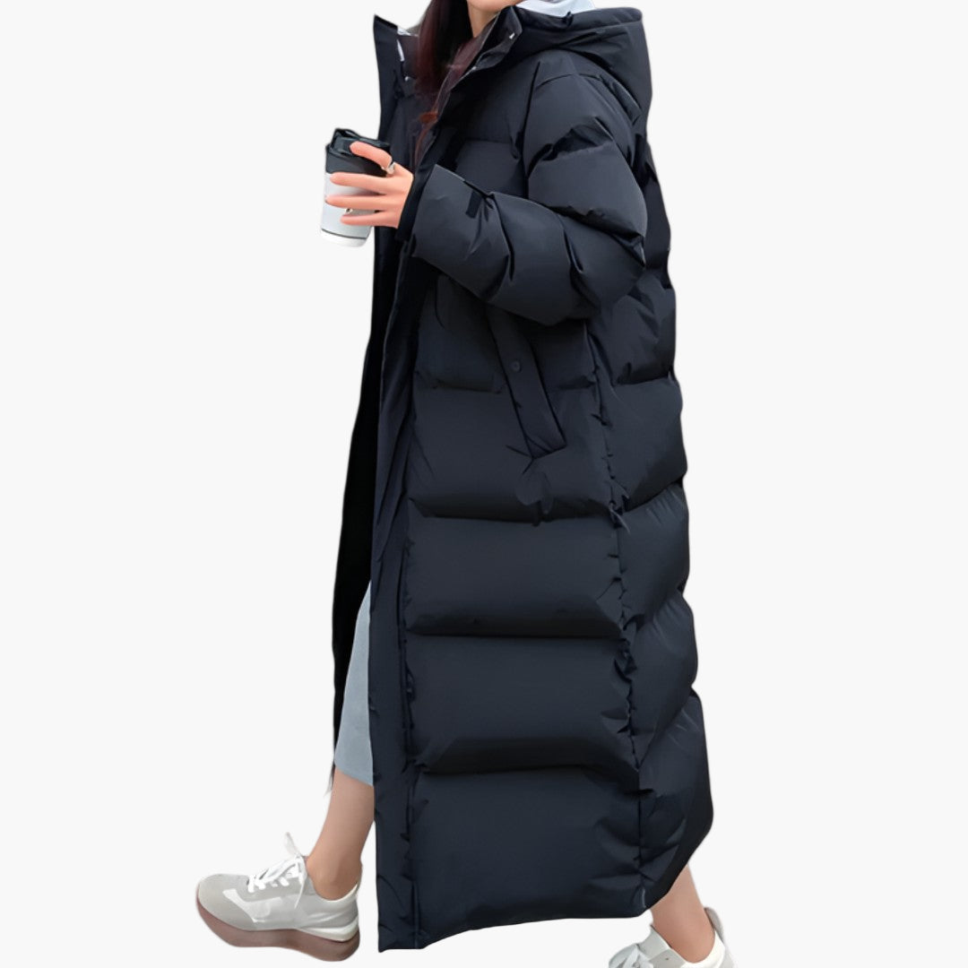 Women's Long Waterproof Puffer Parka Winter Jacket Insulated Hooded Coat