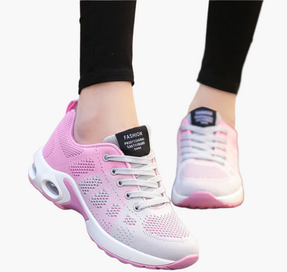 Women's Orthopedic Walking Sneakers - Trendy Comfort Athletic Shoes for Everyday Wear