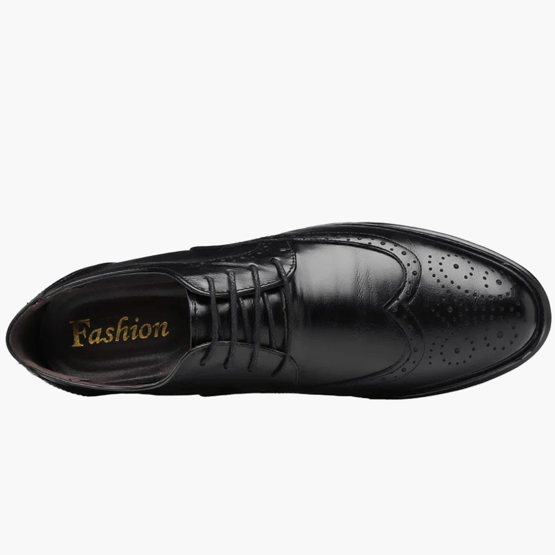 Men's Classic Oxford Brogue Dress Shoes for Formal and Business Wear