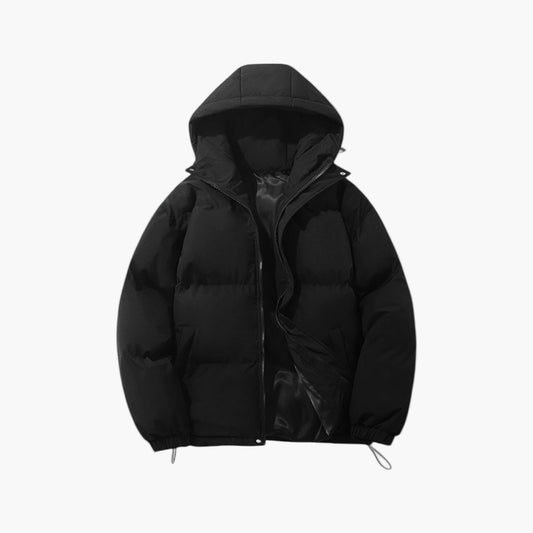 Men's Classic Winter Puffer Parka Jacket with Hood – Urban Casual Outdoor Warmth