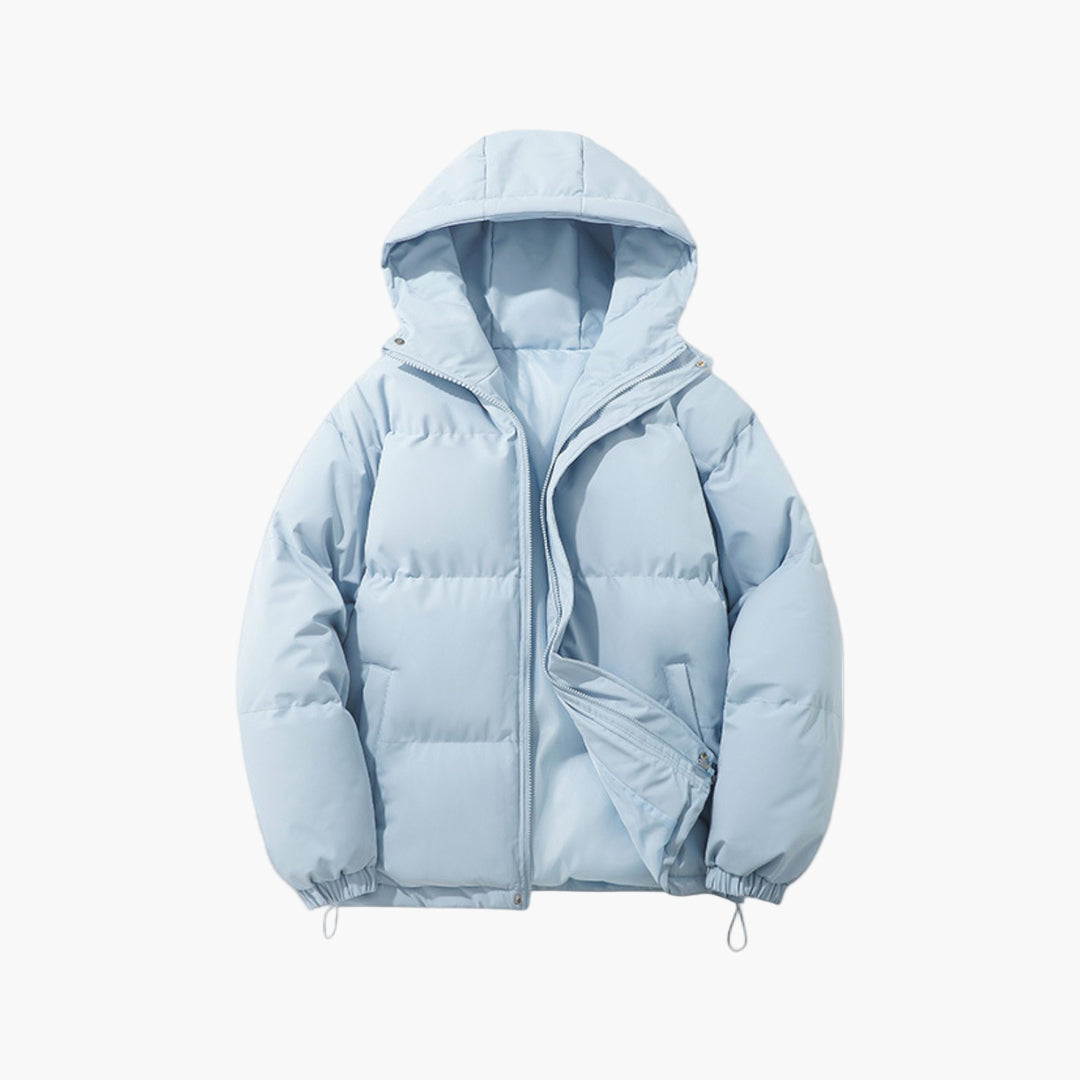 Men's Classic Winter Puffer Parka Jacket with Hood – Urban Casual Outdoor Warmth