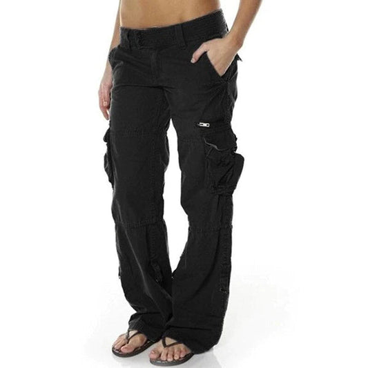 Women's Cargo Pants Relaxed Fit Streetwear Utility Trousers